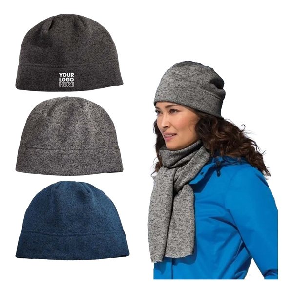 Port Authority Heathered Knit Polyester Beanie
