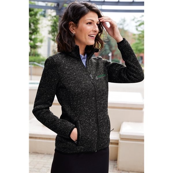 Port Authority(R) Ladies Sweater Fleece Jacket