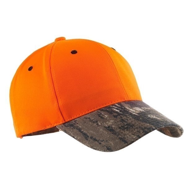 Port Authority Safety Cap with Camo Brim