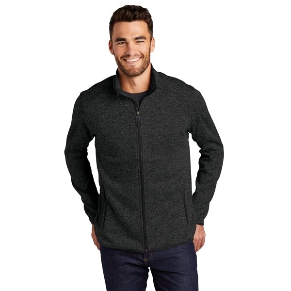 Port Authority(R) Sweater Fleece Jacket