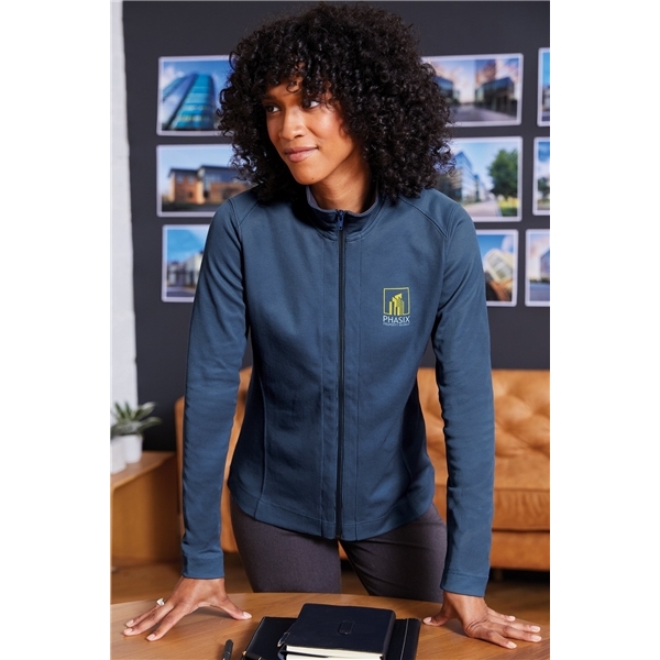 Port Authority® Women's Vertical Texture Full-Zip Jacket