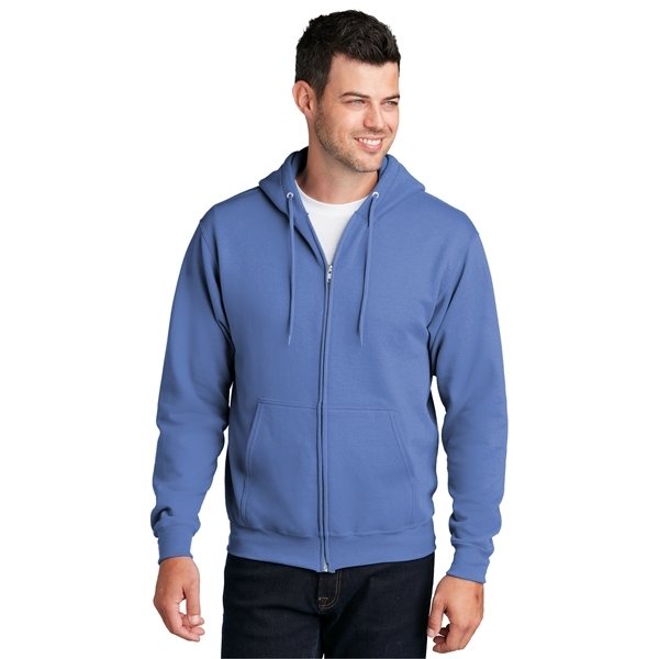 Port Company Classic Full - Zip Hooded Sweatshirt - COLORS