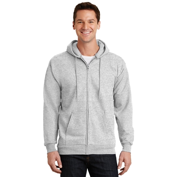 Port Company(R) Tall Essential Fleece Full - Zip Hooded Sweatshirt