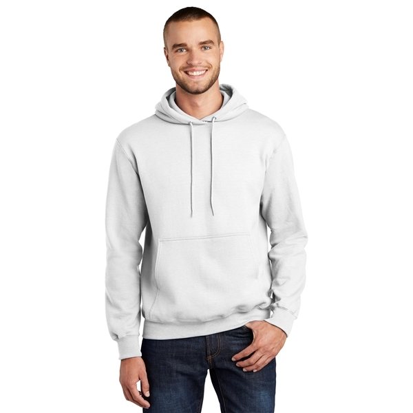 Port Company(R) Tall Essential Fleece Pullover Hooded Sweatshirt - WHITE