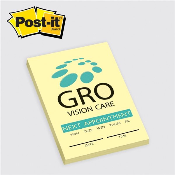 Post - it(R) Printed Notes 2 x 3, 25- sheets - STANDARD