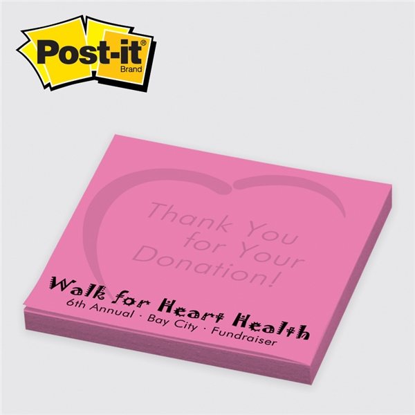Post - it(R) Printed Notes 3 x 3, 25 sheets - RECYCLED