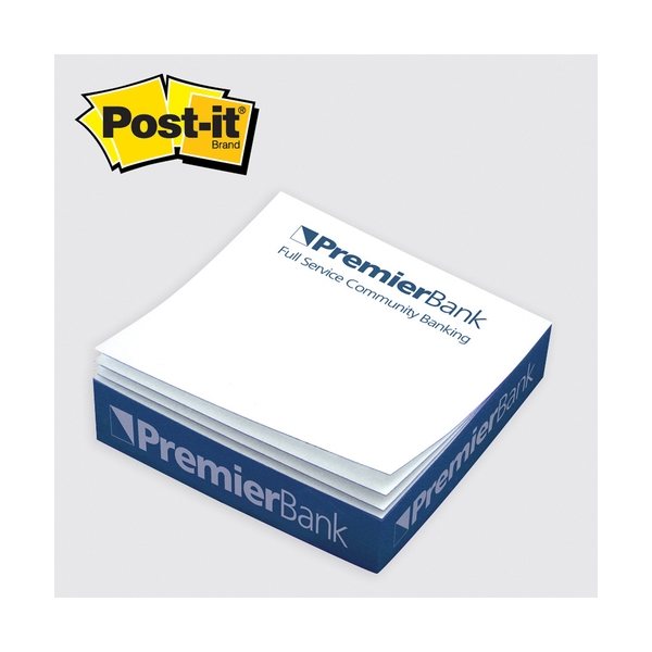 Post - it(R) Printed Notes Quarter - Cube