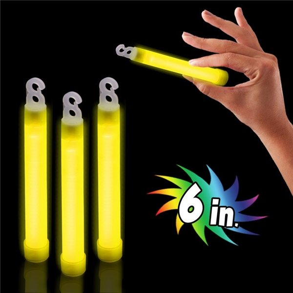 Premium Glow Sticks 6 - Yellow