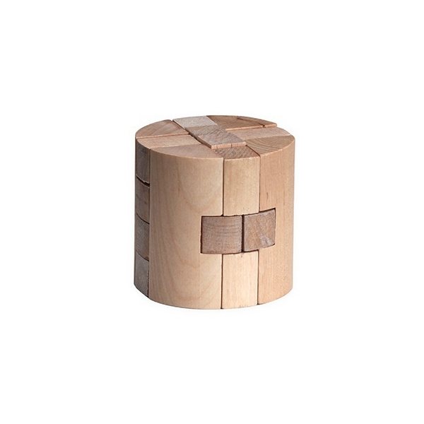 Cylinder - Shaped Wood Desktop Puzzle