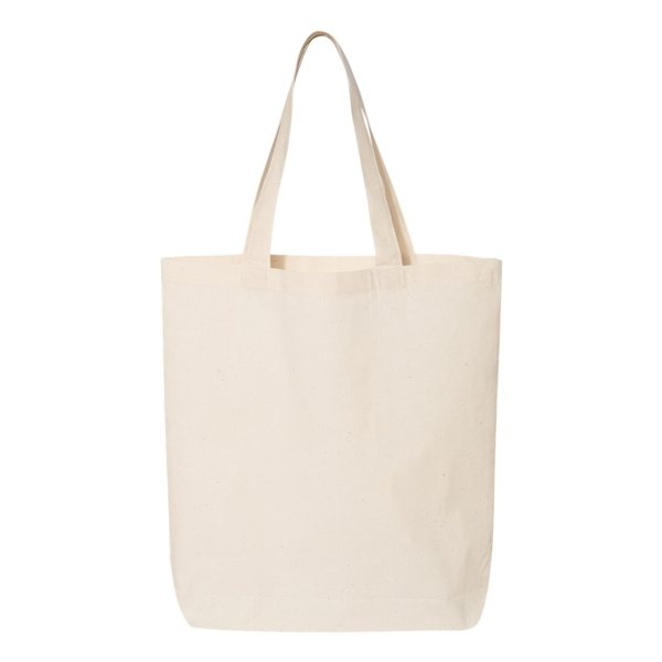 Q - Tees - 11.7L Economical Gusseted Tote - NATURAL