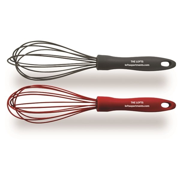 Promotional Silicone Whisk With Bamboo Handle