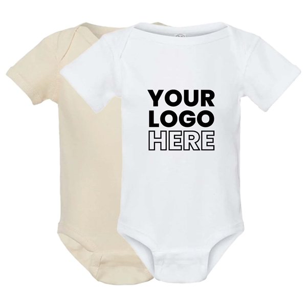 Rabbit Skins - Infant Baby Rib Bodysuit - WHITE