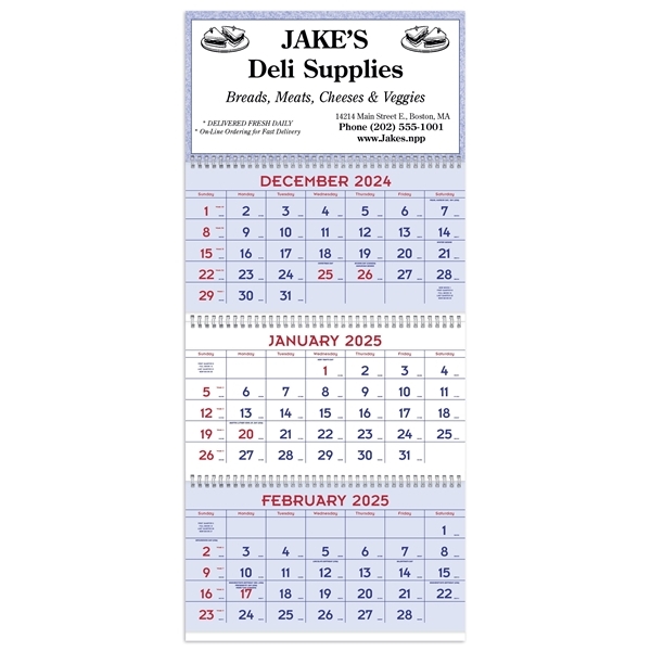 Red Blue Commercial Planner - Triumph(R) Calendars