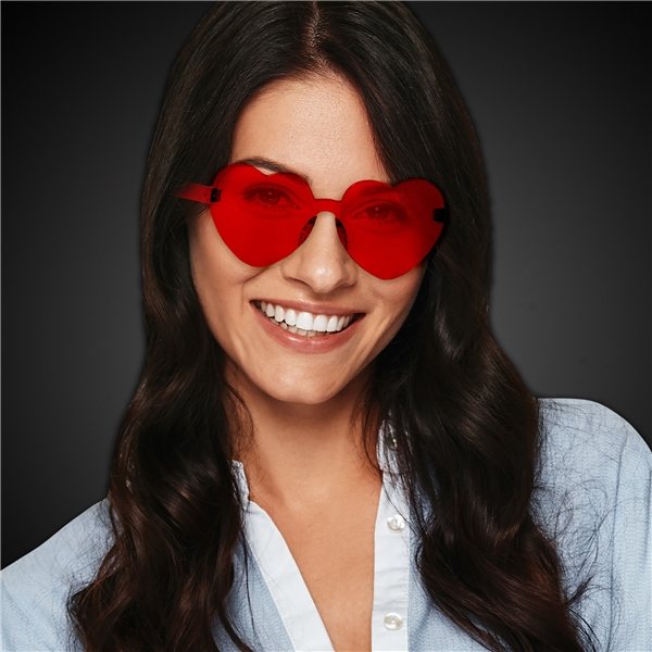 Lunettes De Soleil Mignonnes Rouge Logo Pinterest - Style Tendance, Plastique, Lentilles Noires