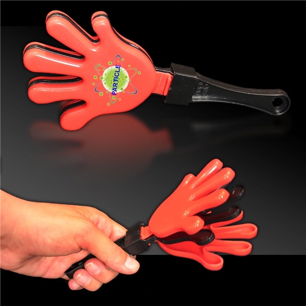 Plastic Round Red Clappers