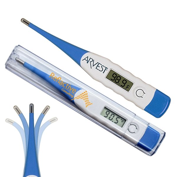 Digital Thermometer with Carabiner Clip