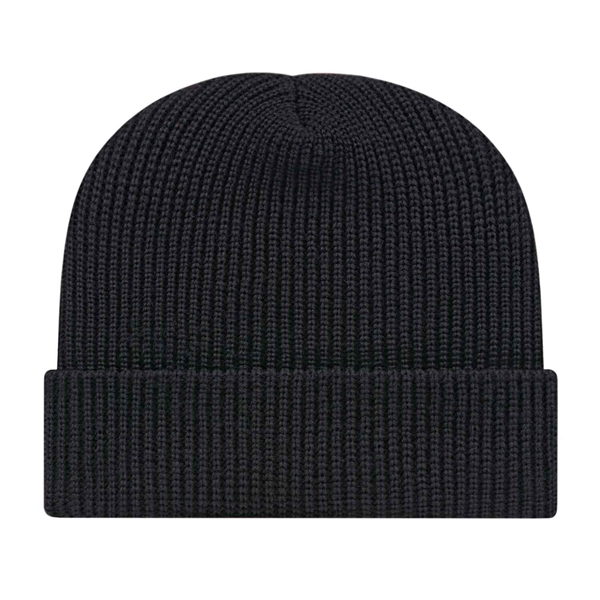 Promotional Ribbed Knit Cap with Cuff