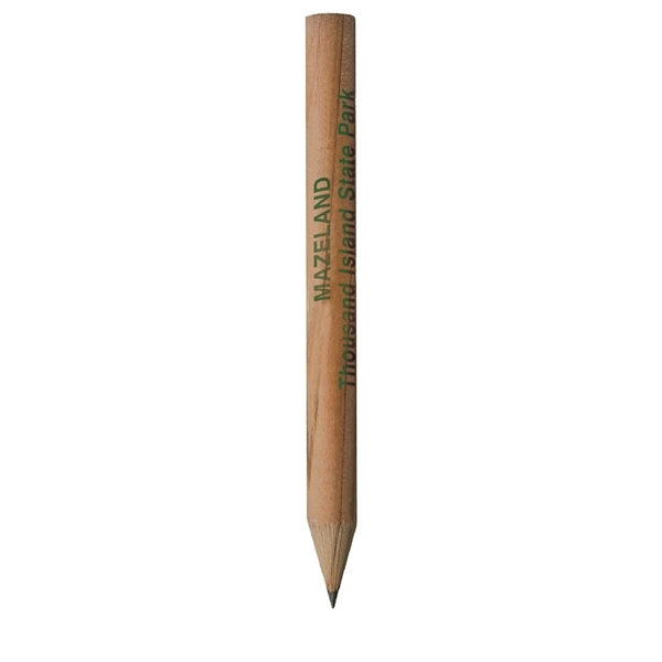 Personalized Round Golf Pencils With Eraser - 1 Color Imprint