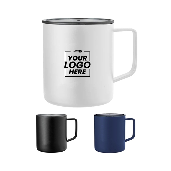 Custom Rover Copper Vacuum Insulated Camp Mugs (14 Oz.)