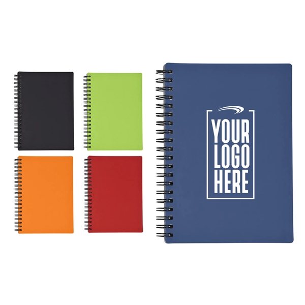 Promotional Rubbery Spiral Notebook