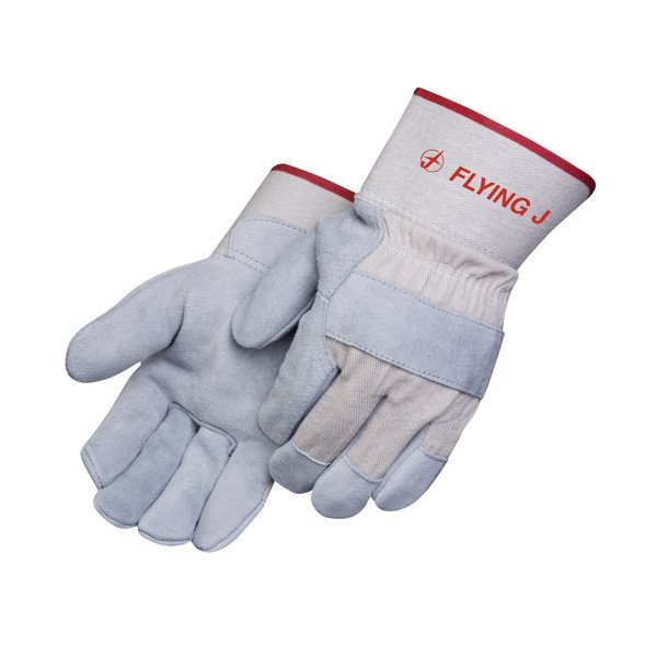 Select split Cowhide Gloves with Natural Canvas Back