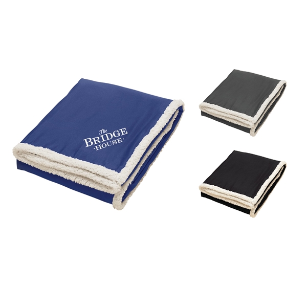 Promotional Sherpa Fleece Blanket
