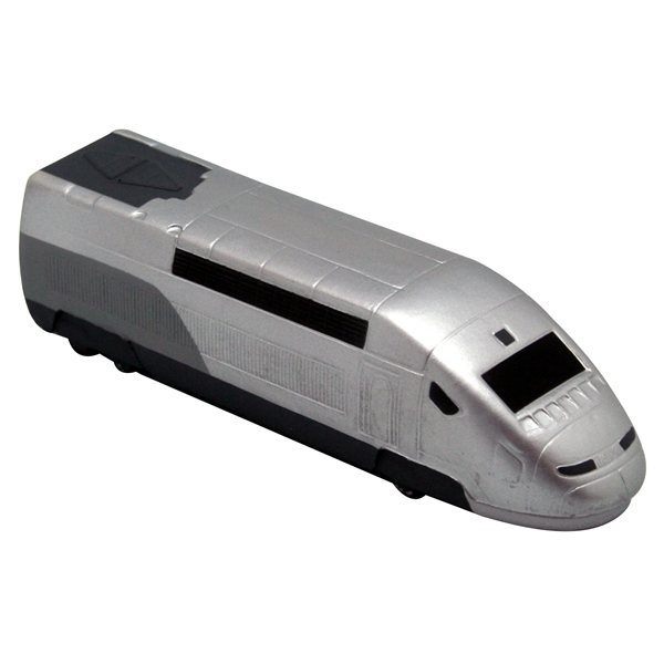 Silver High Speed Train Squeezies - Stress reliever