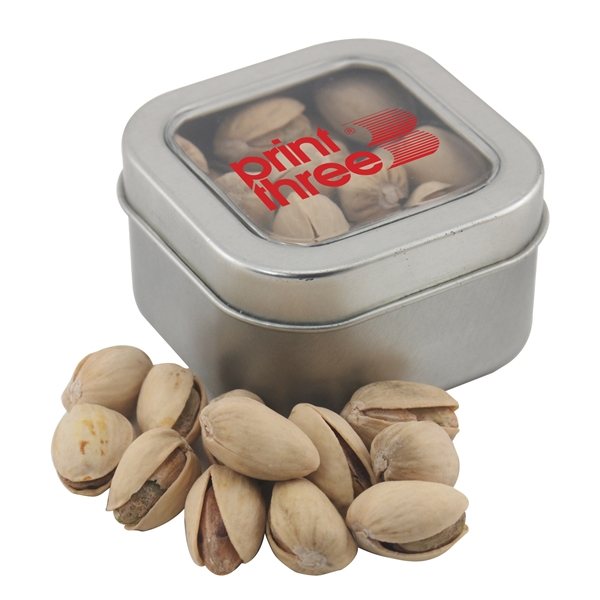 Small Window Tin With Pistachios