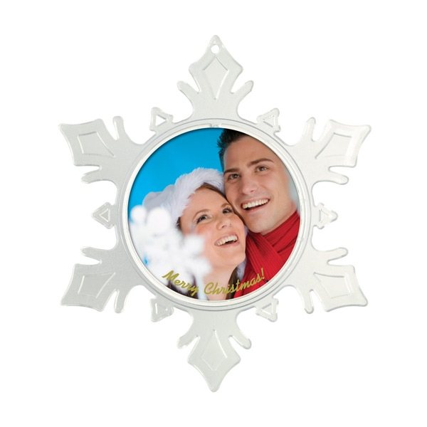 Snap - In Snowflake Picture Ornament Frost Flare Tips