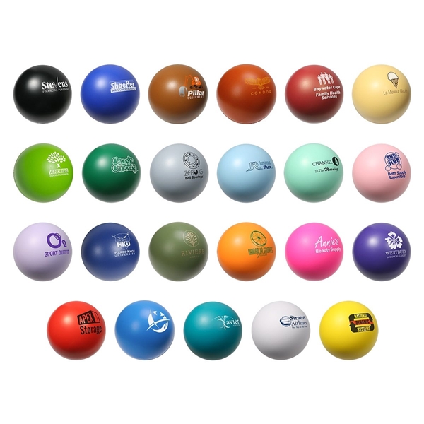 Promotional Solid Color Ball Stress Reliever