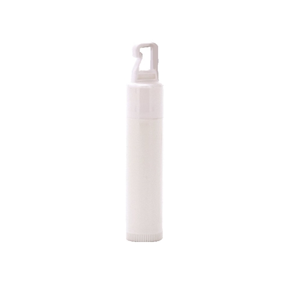 SPF 15 Lip Balm in White Tube with Hook Cap