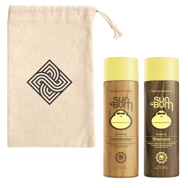 Sun Bum(R) Revitalizing Shampoo Conditioner Travel Kit