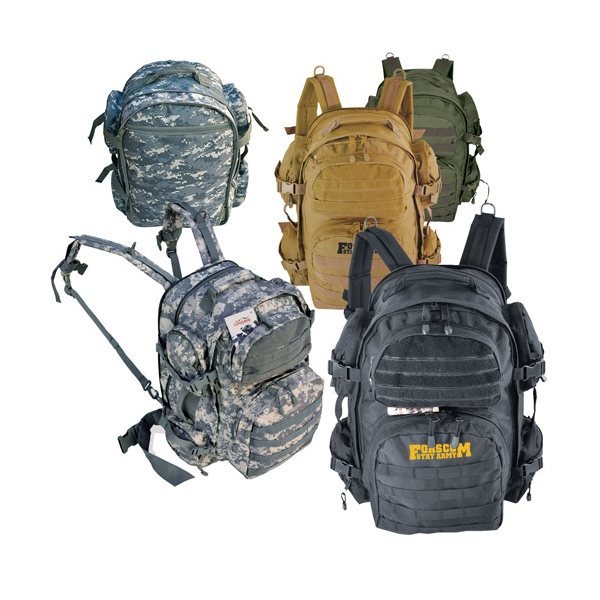 Tactical Heavy Duty Expandable Backpack with MOLLE Straps
