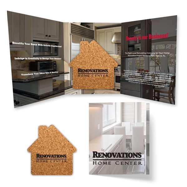Tek Booklet 2 With House Shaped Cork Coaster
