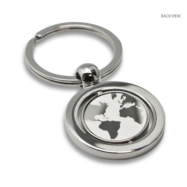 Terra - Revolving Globe Key Tag