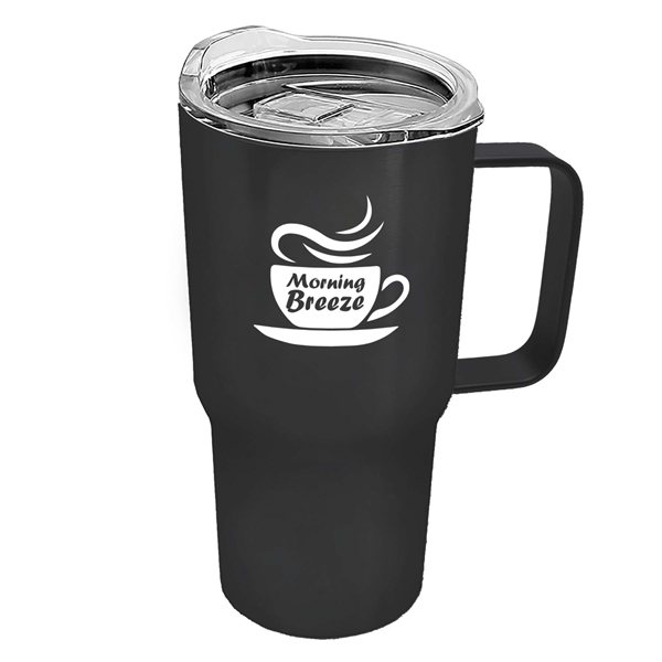 The Command - 18 oz Stainless Steel Auto Mug With Metal Handle