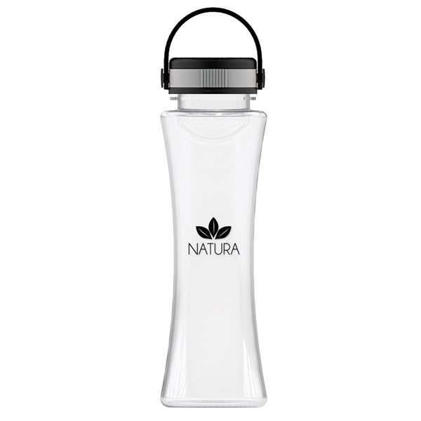 WATER BOTTLE WITH HANDLE - 17 OZ WHITE