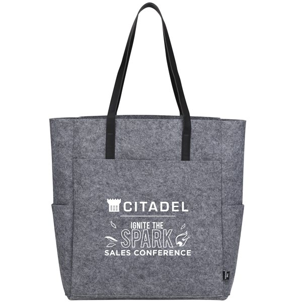 Promotional The Goods Recycled Felt Tall Shopper Tote