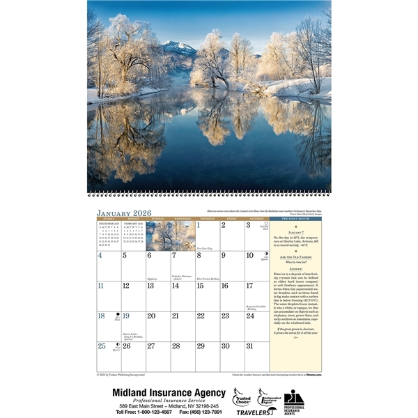 The Old Farmer's Almanac® Weather Watcher's 2026 Spiral Bound