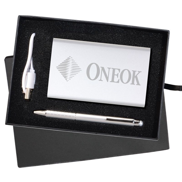 The Sybil Power Bank Stylus Pen Gift Set