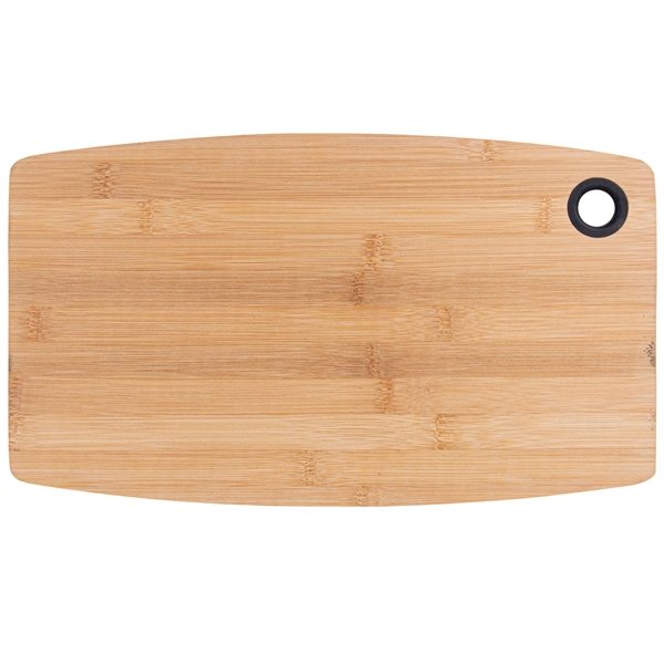 The Wakefield 15.5- Inch Bamboo Cutting Board With Silicone Ring
