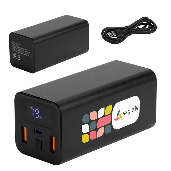 Touring 20000mAh 65W PD Power Bank with Type - C Dual USB Ports