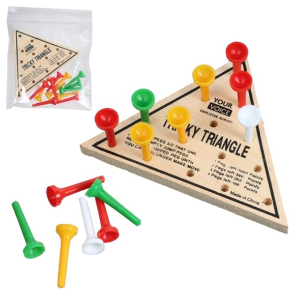 Tricky Triangle IQ Peg Game