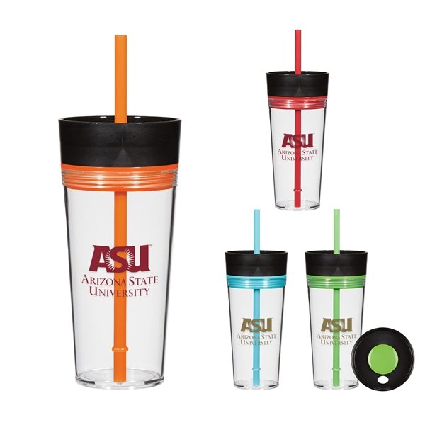 Promotional 40 oz Hippo Insulated Tumbler & Straw Lid with Twist