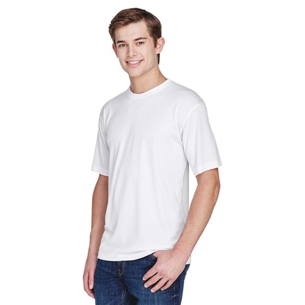 UltraClub Mens Cool Dry Basic Performance T - Shirt - WHITE