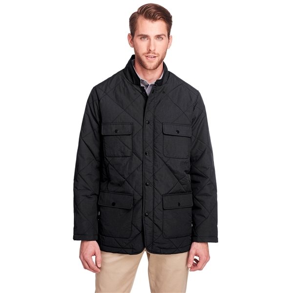 UltraClub Mens Dawson Quilted Hacking Jacket