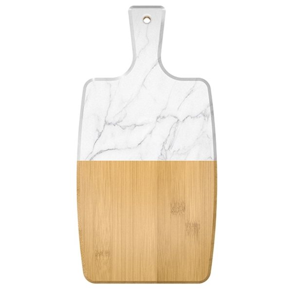 UV Print Faux Marble Bamboo Paddle Board