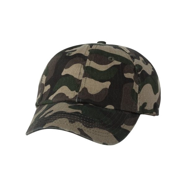 Valucap Adult Bio - Washed Unstructured Cap - CAMOUFLAGE