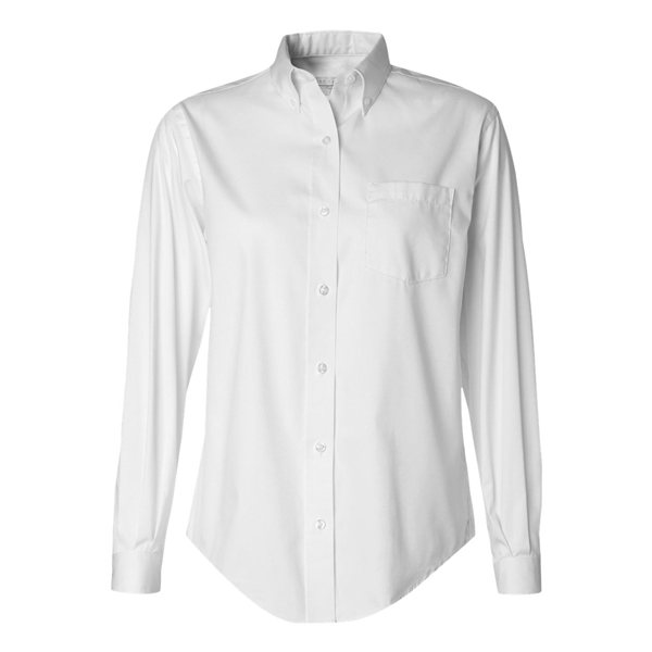Van Heusen Ladies Pinpoint Oxford Shirt - White