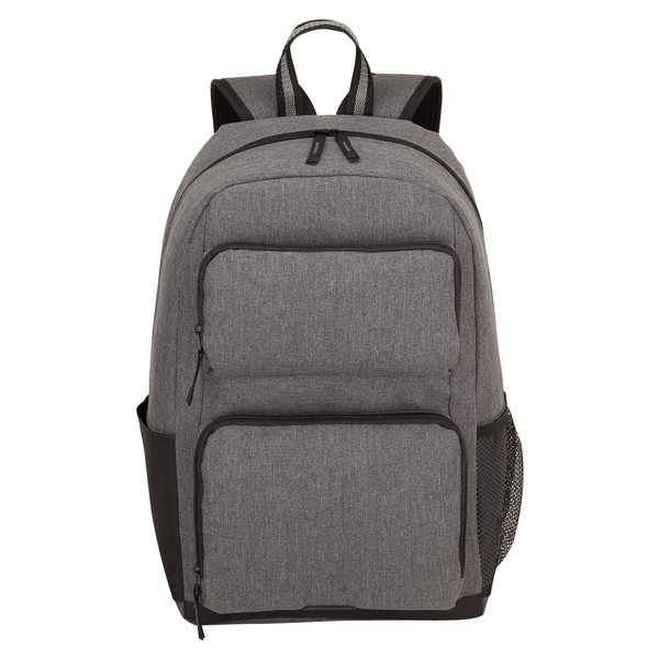 2 Tone 600D Virginia Backpack - 11 W x 17 3/4 H x 6 5/8 D